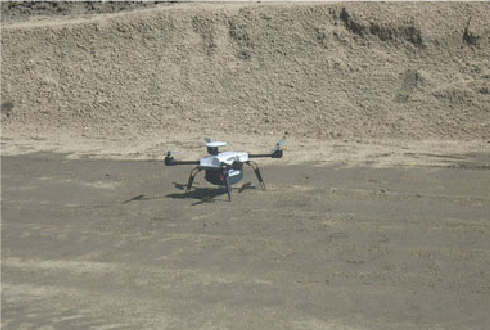 ドローンによるICT技術の実習 コマツIOTセンタ中国にて